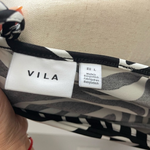 Vila cami maxi dress in zebra print - Picture 10 of 10